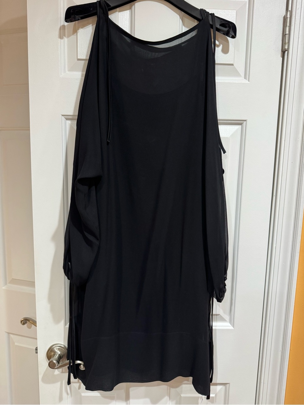 Escada Black Slip Dress with Spaghetti Straps